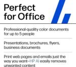 HP OfficeJet Pro 9125e Wireless All-in-One Color Inkjet Printer, Print, scan, copy, fax, ADF, Duplex printing best-for-office, 3 month Instant Ink trial included, AI-enabled...