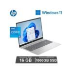 Hp Pavilion- 15ème Generation - Intel®Core™i5 120U - 16 Gb Ram - 1000 GB SSD - écran 16'' - Tactile - Clavier Rétro-éclairé -Windows 11 Pro - Pack Office 21 - Couleur Argent