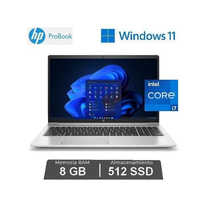 Hp PROBOOK 450 G10 INTEL CORE I7 - ECRAN 15.6" - 8 GB RAM / 512 GB SSD - WINDOWS 11 - GARANTIE 1 AN