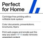 HP Smart Tank 5101 Wireless All-in-One Refillable Ink Tank Printer, Scanner, Copier with 2 years of Ink included, Wireless printer for home use (1F3Y0A)