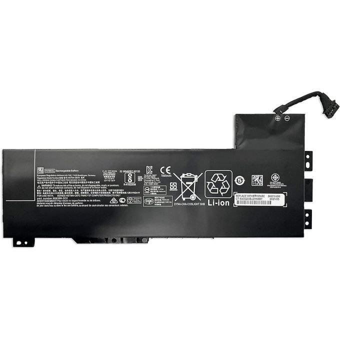 Hp VV09XL Batterie Compatible ZBook 15 G3 G4 ZBook 17 G3 HSTNN-DB7D HSTNN-C87C 808398-2B1 808398-2C1 808452-001 808452-002 808452-005 808398-2C2 VV09090XL - NOIR