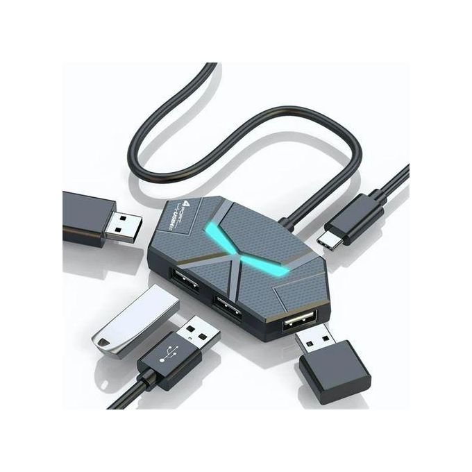 Hub - USB 3.0 - Type-C - 7 Ports De Connexion