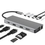 HUB USB C, adaptateur USB C 11 en 1
