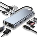 HUB USB C, adaptateur USB C 11 en 1