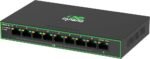 InHand ES220-8P-1T 9-Port High-Power PoE+ Unmanaged Switch | 8 PoE Ports with 120W Total Output | Fanless Metal Case for High-Density CCTV & AP Deployment