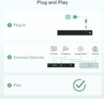 InHand ES220-8P-1T 9-Port High-Power PoE+ Unmanaged Switch | 8 PoE Ports with 120W Total Output | Fanless Metal Case for High-Density CCTV & AP Deployment