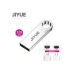 JIYUE JIYUE Flash Drive 3.0 128GB Metal OTG Micro USB Type-C