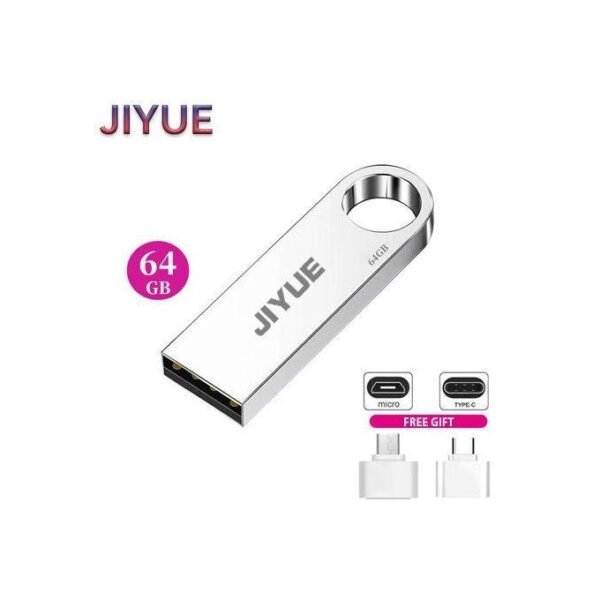 JIYUE JIYUE Flash Drive 3.0 64GB Metal OTG Micro USB Type-C
