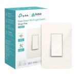 Kasa Smart Light Switch HS200-LA, Light Almond, Single Pole,Neutral Wire Required, 2.4GHz Wi-Fi Light Switch Compatible with Alexa and Google Home, UL Certified, No Hub Required