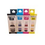KIT DE RECHARGE D'ENCRE POUR IMPRIMANTE COMPATIBLE CANON PIXMA G2420 / G3420. ( COULEUR GI-41 : NOIRE, BLEU, ROUGE, JAUNE ) BOITE D'ORIGINE