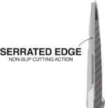 Klein Tools 100CS All-Purpose Precision Scissors, Made in USA, 5.25-Inch Nickel-Plated Snips, Blunt Tip, and Wire Stripping Notches, Multi-Purpose for Professional and Home Usage