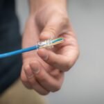 Klein Tools 80072 RJ45 Cable Tester Kit with LAN Scout Jr. 2, Coax Crimper / Stripper / Cutter Tool and 50-Pack Pass-Thru Modular Data Plugs