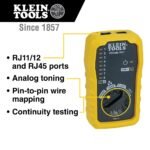 Klein Tools VDV500-705 Wire Tracer Tone Generator and Probe Kit for Ethernet, Internet, Telephone, Speaker, Coax, Video, and Data Cables RJ45, RJ11, RJ12