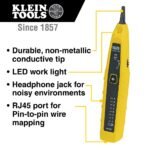 Klein Tools VDV500-705 Wire Tracer Tone Generator and Probe Kit for Ethernet, Internet, Telephone, Speaker, Coax, Video, and Data Cables RJ45, RJ11, RJ12