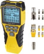 KLEIN TOOLS VDV501-851 Cable Tester Kit with Scout Pro 3 for Ethernet / Data, Coax / Video and Phone Cables, 5 Locator Remotes