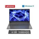 Lenovo V15 IGL - Dual Core - 4GB RAM - 1000 GB HDD - ÉCRAN 15.6" - WINDOWS 11 - GRIS FER - SAC OFFERT