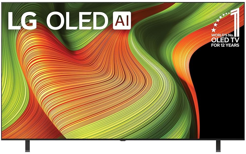LG 83-Inch Class OLED AI 4K B5 Series Smart TV w/Dolby Atmos, Dolby Vision, HDR10, AI Super Upscaling 4K, Filmmaker Mode, Wow Orchestra, Alexa Built-in (OLED83B5PUA, 2025)