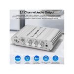 Mini Amplificateur Hi-Fi Numérique 2.1CH Subwoofer Audio Stéréo