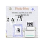 Mini Imprimante Thermique Portative - Blanc