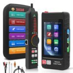 Multifunction RJ45 Network Caber Tester, UTP Cable Tester Ethernet Cable Tracer, 4" IPS Touch Screen Support Network Tools, Digital Multi-Meter, VFL,OPM, POE++ Detect,RJ45 TDR,...