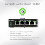 NETGEAR 8 Port PoE Gigabit Ethernet Easy Smart Managed Essentials Switch (GS308EP) - with 8 x PoE+ @ 62W, Desktop or Wall Mount