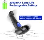 NetumScan Handheld USB 1D Barcode Scanner with Stand, Wired CCD Bar Code Reader for POS System Sensing, Store, Supermarket, Warehouse（Flow Dealz is Faker）