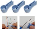Network Cable Untwist Tool, Engineer Wire Straightener for CAT5/CAT5e/CAT6/CAT7 Wires Pair Separator Tools Quickly & Easily Untwists (3)