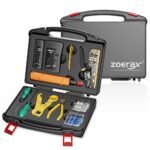 Network Tool Kit, ZOERAX 11 in 1 Professional RJ45 Crimp Tool Kit - Pass Through Crimper, RJ45 Tester, 110/88 Punch Down Tool, Stripper, Cutter, Cat6 Pass Through Connectors and...