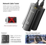 Network Tool Kit, ZOERAX 11 in 1 Professional RJ45 Crimp Tool Kit - Pass Through Crimper, RJ45 Tester, 110/88 Punch Down Tool, Stripper, Cutter, Cat6 Pass Through Connectors and...