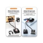 Nouvel émetteur Récepteur Audio Bluetooth 5.0 2 En 1, Convertisseur Adaptateur Audio AUX - Noir