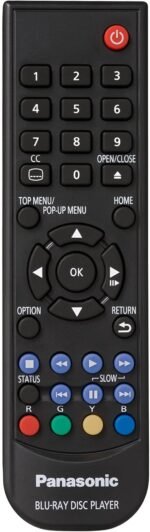 Panasonic Blu Ray DVD Player with Full HD Picture Quality and Hi-Res Dolby Digital Sound, DMP-BD84P-K, Black