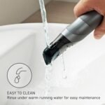 Panasonic Body Groomer for Men and Women, Unisex Wet/Dry Cordless Electric Body Hair Trimmer with 2 Comb Attachments, Multi-Directional Shaving in Sensitive Areas - ER-GK80-S...