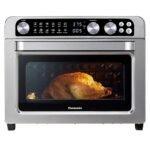 Panasonic FlashXpress Family Size Air Fryer Toaster Oven Combo, 11 Cooking Functions, 1800W PFAS-Free, Double Infrared Heating, Temperature Control Dial, Stainless Steel - NB-G211P