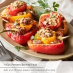 Panasonic FlashXpress Toaster Oven Countertop, 4-Slice Compact Size w/Double Infrared Heating, PFAS-free, 6 Auto Cook Options & Precise Temperature Control, 1300W - NB-G200P...