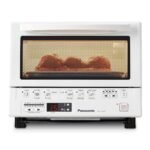 Panasonic FlashXpress Toaster Oven Countertop, 4-Slice Compact Size with Double Infrared Heating, 6 Auto Cook Options and Precise Temperature Control, 1300W - NB-G110P-W (White)