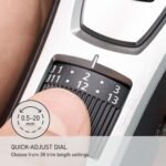 Panasonic Multi-Groomer Electric Beard Trimmer for Men, Men’s Trimmer for Beard, Hair and Body, 39 Trim Length Settings with 3 Attachments, Corded/Cordless Operation – ER-GB80-S...