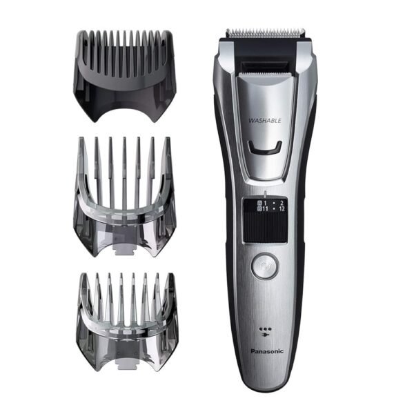 Panasonic Multi-Groomer Electric Beard Trimmer for Men, Men’s Trimmer for Beard, Hair and Body, 39 Trim Length Settings with 3 Attachments, Corded/Cordless Operation – ER-GB80-S...
