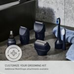Panasonic MultiShape Defined Trim and Shave Kit, with Beard, Hair and Body Trimmer and Adjustable Trim Dial, 3-Blade Men’s Electric Razor, Easy-Clean Customizable Grooming Kit -...