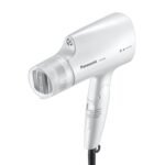 Panasonic nanoe Compact Hair Dryer with Oscillating Quick Dry Nozzle for Healthier-Looking Hair, Folding Blow Dryer for Travel and Home, 3 Airflow Hairdryer Settings - EH-NA2C-W...