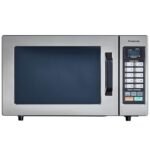 Panasonic NE-1054F Compact Light-Duty Countertop Commercial Microwave Oven with 10 Programmable Memory and Touch Screen Control, 1000W of Cooking Power, 0.8 Cu. Ft, Stainless Steel