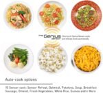 Panasonic NN-SN65KW Microwave Oven with Inverter Technology, 1200W, 1.2 cu.ft. Small Genius Sensor One-Touch Cooking, Popcorn Button, Turbo Defrost-NN-SN65KW-(White)