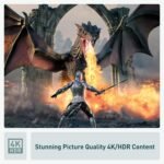 Panasonic Premium 4K Blu Ray Player, UHD DVD Blu Ray Player with Hi-Res Sound, 4K VOD Streaming, HDR10+ and Dolby Vision™, DP-UB450 (Black)