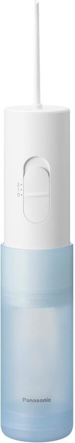 Panasonic Water Flosser for Travel, Cordless Portable Oral Irrigator with Two Water Pressure Settings, Collapsible Water Tank - EW-DJ11​-A
