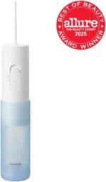 Panasonic Water Flosser for Travel, Cordless Portable Oral Irrigator with Two Water Pressure Settings, Collapsible Water Tank - EW-DJ11​-A