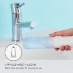 Panasonic Water Flosser for Travel, Cordless Portable Oral Irrigator with Two Water Pressure Settings, Collapsible Water Tank - EW-DJ11​-A