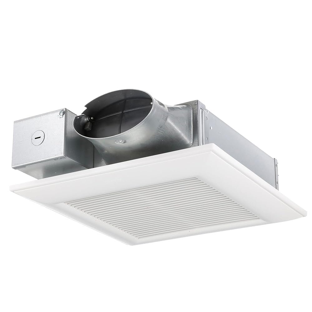 Panasonic WhisperValue Ceiling/Wall Mount Bathroom Exhaust Fan, 50-80-100 CFM, FV-0510VS1 Panasonic WhisperValue Ceiling/Wall Mount Bathroom Exhaust Fan, 50-80-100 CFM, FV-0510VS1