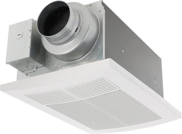 Panasonic WhisperWarm Ceiling Mount Bathroom Exhaust Fan with Heater, 50-80-110 CFM, FV-0511VH1