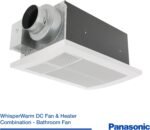 Panasonic WhisperWarm Ceiling Mount Bathroom Exhaust Fan with Heater, 50-80-110 CFM, FV-0511VH1