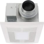 Panasonic WhisperWarm Ceiling Mount Bathroom Exhaust Fan with LED Light & Heater, 50-80-110 CFM, FV-0511VHL1