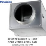 Panasonic WhisperWarm Ceiling Mount Bathroom Exhaust Fan with LED Light & Heater, 50-80-110 CFM, FV-0511VHL1